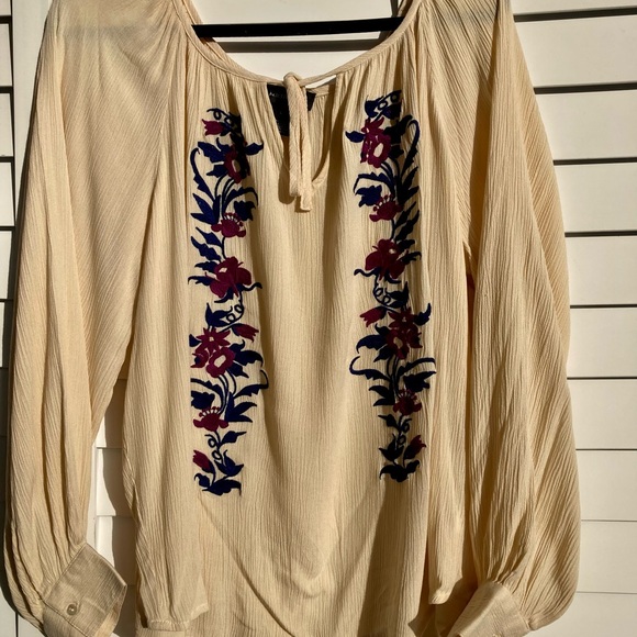NWT Karen Kane Blouse size L Retro Style - Picture 9 of 16